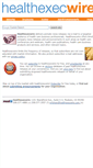 Mobile Screenshot of healthexecwire.com